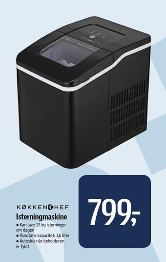 KØKKENCHEF Isterningmaskine