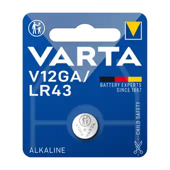 Expert Varta v12ga/lr43 knapcellebatteri tilbud