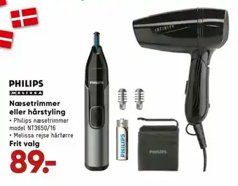 Næsetrimmer eller hårstyling