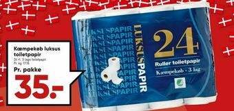 Bilka Kæmpekøb luksus toiletpapir tilbud