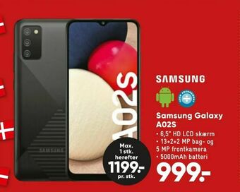 Bilka Samsung Galaxy A02S tilbud