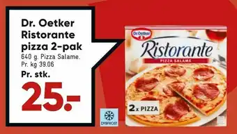 Bilka Dr. Oetker Risto rante pizza 2-pak tilbud