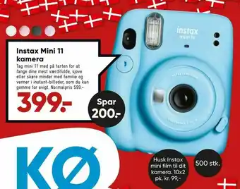 Bilka Instax Mini 11 kamera tilbud
