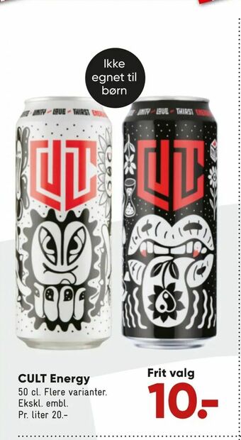 Bilka CULT Energy tilbud