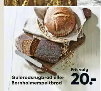 Gulerodsrugbrød eller Bornholmerspeltbrød