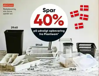 Bilka Udvalgt opbevaring fra plastteam tilbud