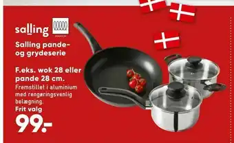 Bilka Wok 28 eller pande 28 cm tilbud