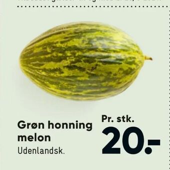 Bilka Grøn honning melon tilbud