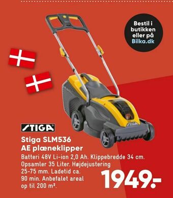 Bilka Stiga SLM536 AE plæneklipper tilbud