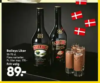 Bilka Baileys Likør tilbud