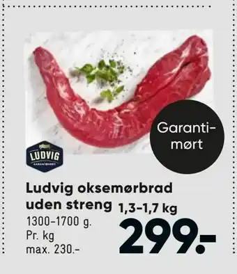 Bilka Ludvig oksemørbrad uden streng tilbud