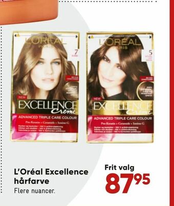 Bilka L'Oréal Excellence hårfarve tilbud