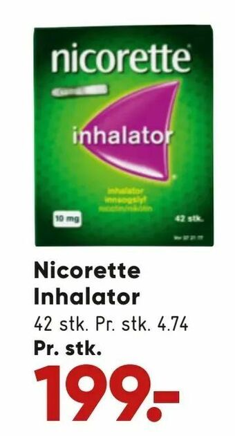 Bilka Nicorette Inhalator tilbud
