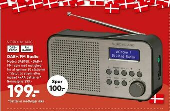 Bilka DAB+/FM Radio tilbud
