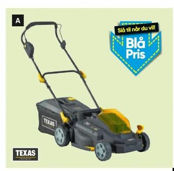 Bilka Texas Razor 3300Li plæneklipper tilbud
