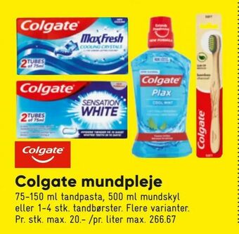 Bilka Colgate mundpleje tilbud
