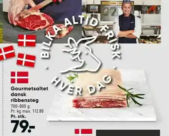 Bilka Gourmetsaltet dansk ribbensteg tilbud