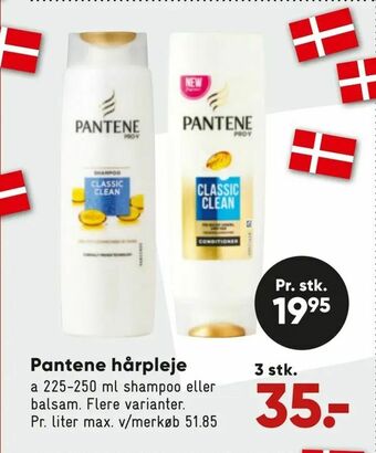 Bilka Pantene hårpleje tilbud
