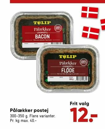 Bilka Pålækker postej tilbud