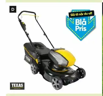 Bilka Texas Razor 4200Li plæneklipper tilbud