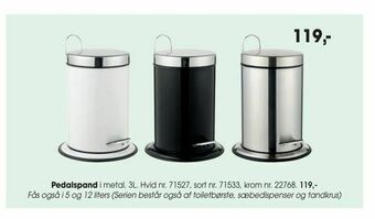 Daells Bolighus Pedalspand tilbud