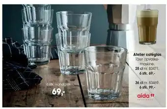 Daells Bolighus Atelier caféglas tilbud