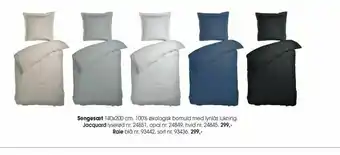 Sengesæt Jacquard