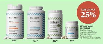 Matas Udvalgt matas kosttilskud tilbud