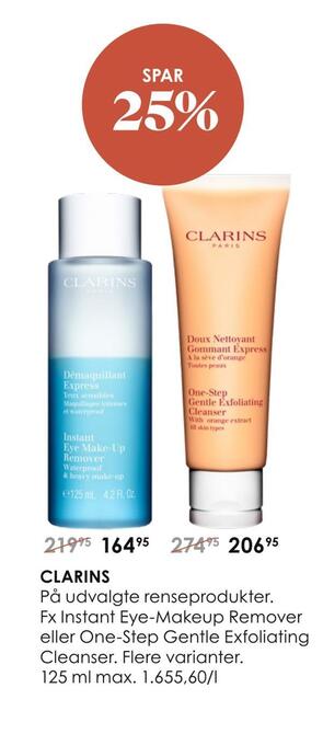 Matas Clarins tilbud