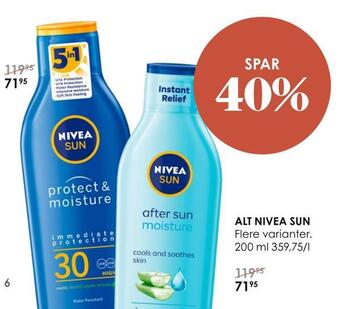Matas Alt nivea sun tilbud