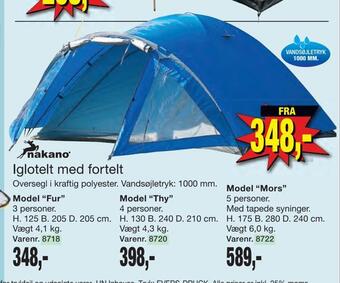 Harald Nyborg Iglotelt med fortelt tilbud