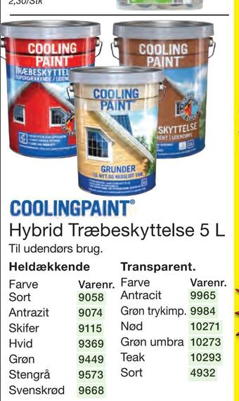 Harald Nyborg Hybrid træbeskyttelse 5 l tilbud