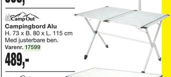 Harald Nyborg Campingbord alu tilbud
