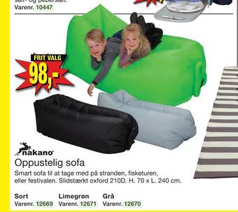 Harald Nyborg Oppustelig sofa tilbud