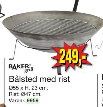 Harald Nyborg Bålsted med rist tilbud