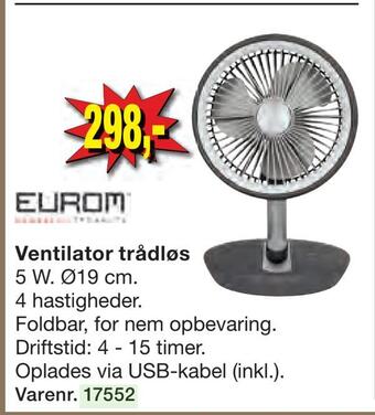 Harald Nyborg Ventilator trådløs tilbud