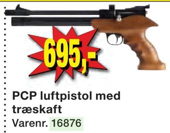 Harald Nyborg Pcp luftpistol med træskaft tilbud