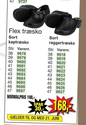 Harald Nyborg Flex træsko tilbud