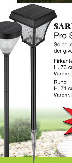 Harald Nyborg Pro solcellelampe tilbud