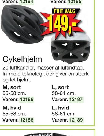 Harald Nyborg Cykelhjelm tilbud