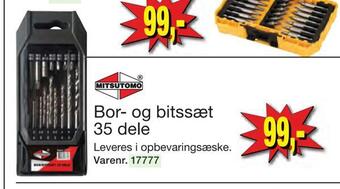 Bor- og bitssæt 35 dele