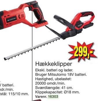 Harald Nyborg Hækkeklipper er tilbud