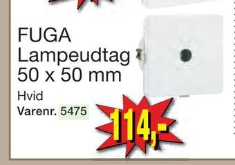 Fuga lampeudtag 50 x 50 mm