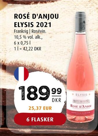 Scandinavian Park Rosé d'anjou elysis 2021 tilbud