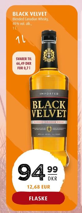 Scandinavian Park Black velvet tilbud
