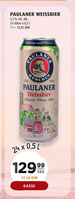 Scandinavian Park Paulaner weissbier tilbud