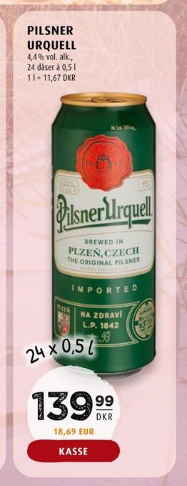 Scandinavian Park Pilsner urquell tilbud
