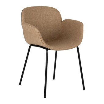 Sinnerup Como spisebordsstol m. armlæn (grå brun onesize) tilbud