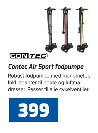 Contec air sport fodpumpe
