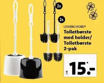 Lidl Toiletbøste Med Holder/Toiletbørste 2-Pack tilbud